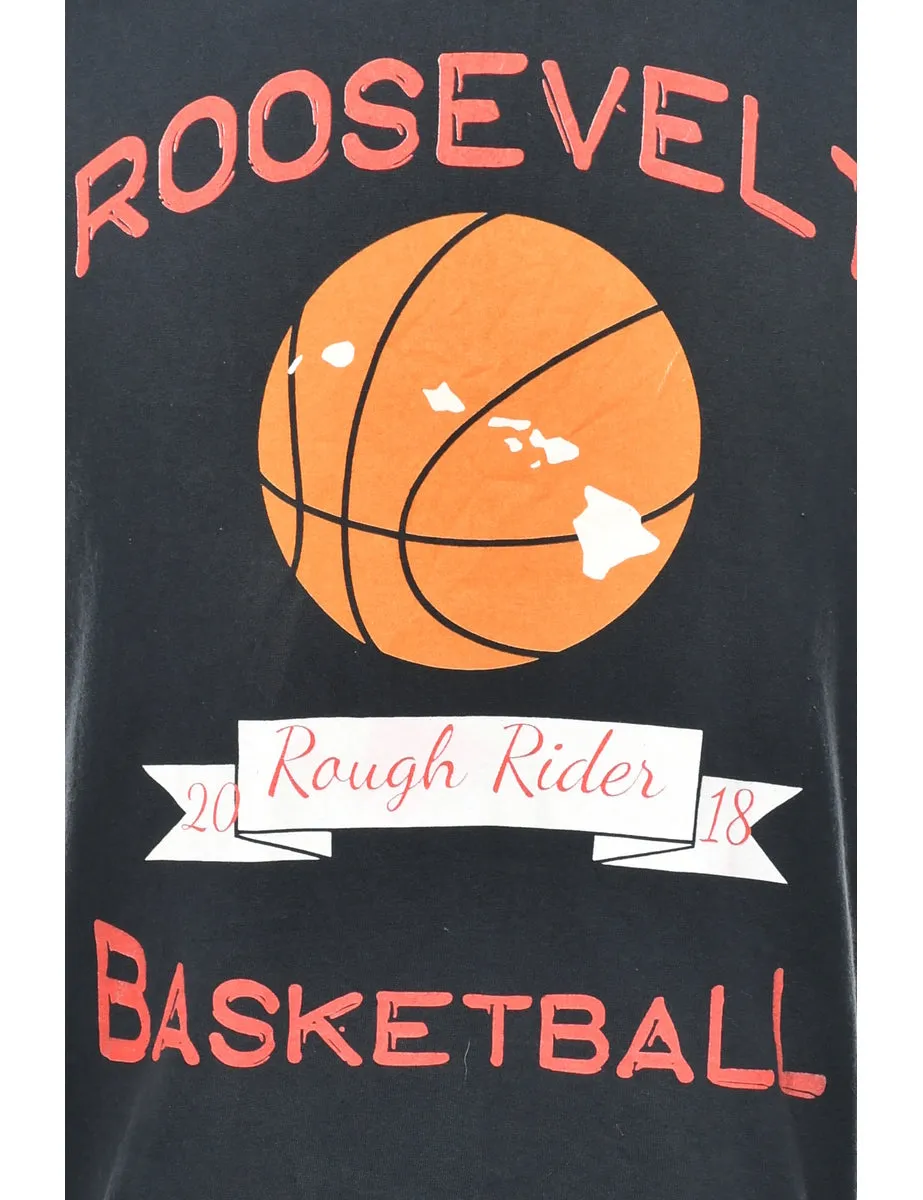 Roosevelt Basketball Printed T-shirt - S