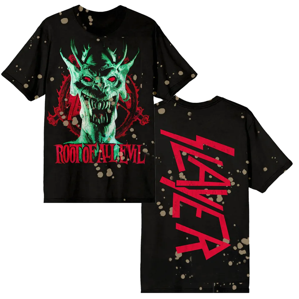 Root Of All Evil Splatter Tee