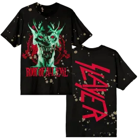 Root Of All Evil Splatter Tee