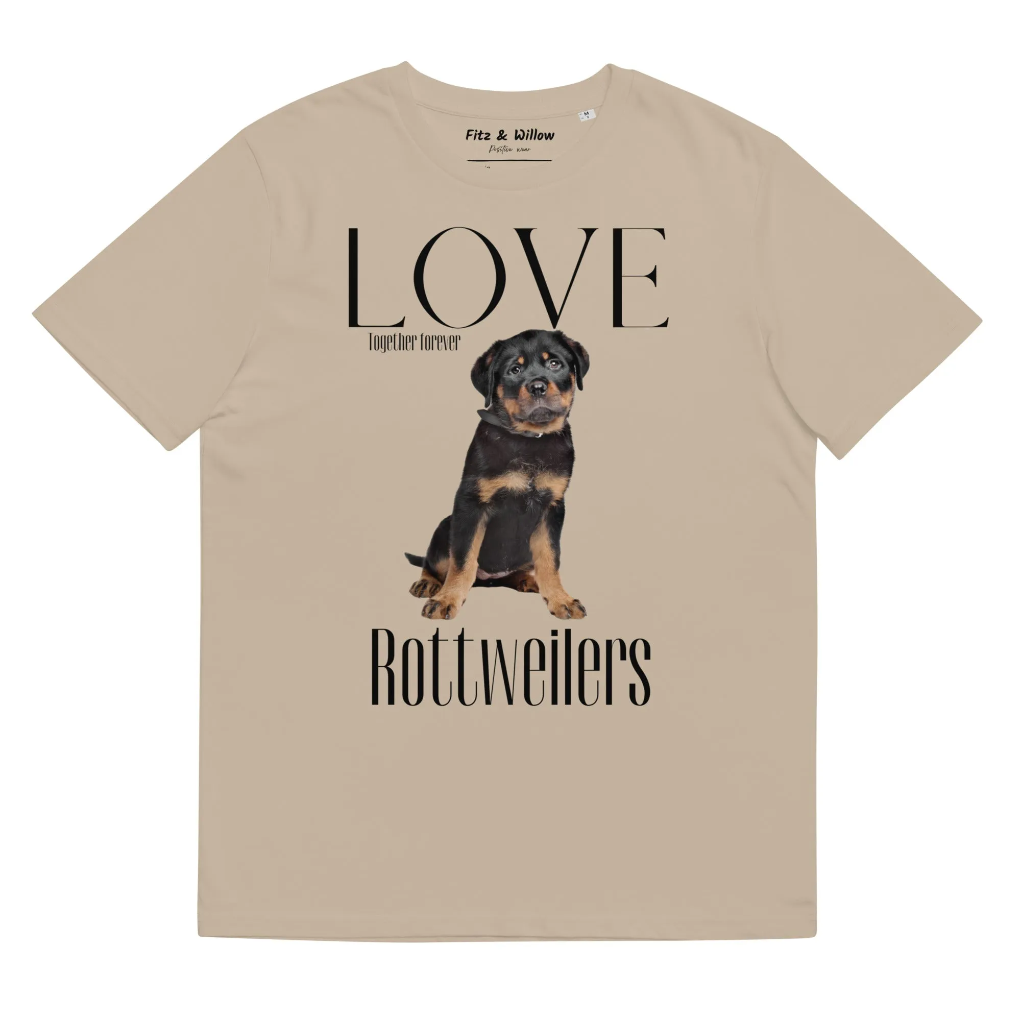 Rottweiler lovers sustainable t-shirt