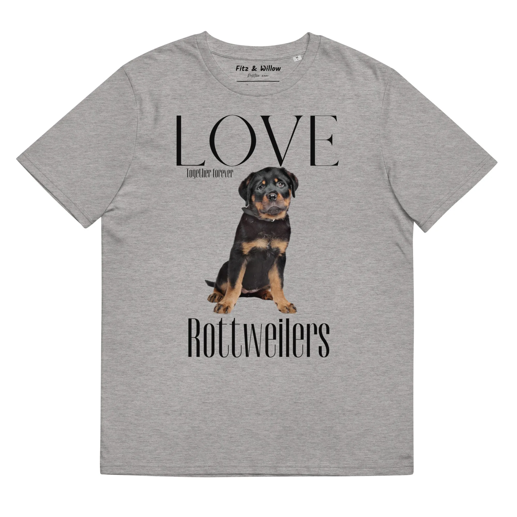 Rottweiler lovers sustainable t-shirt