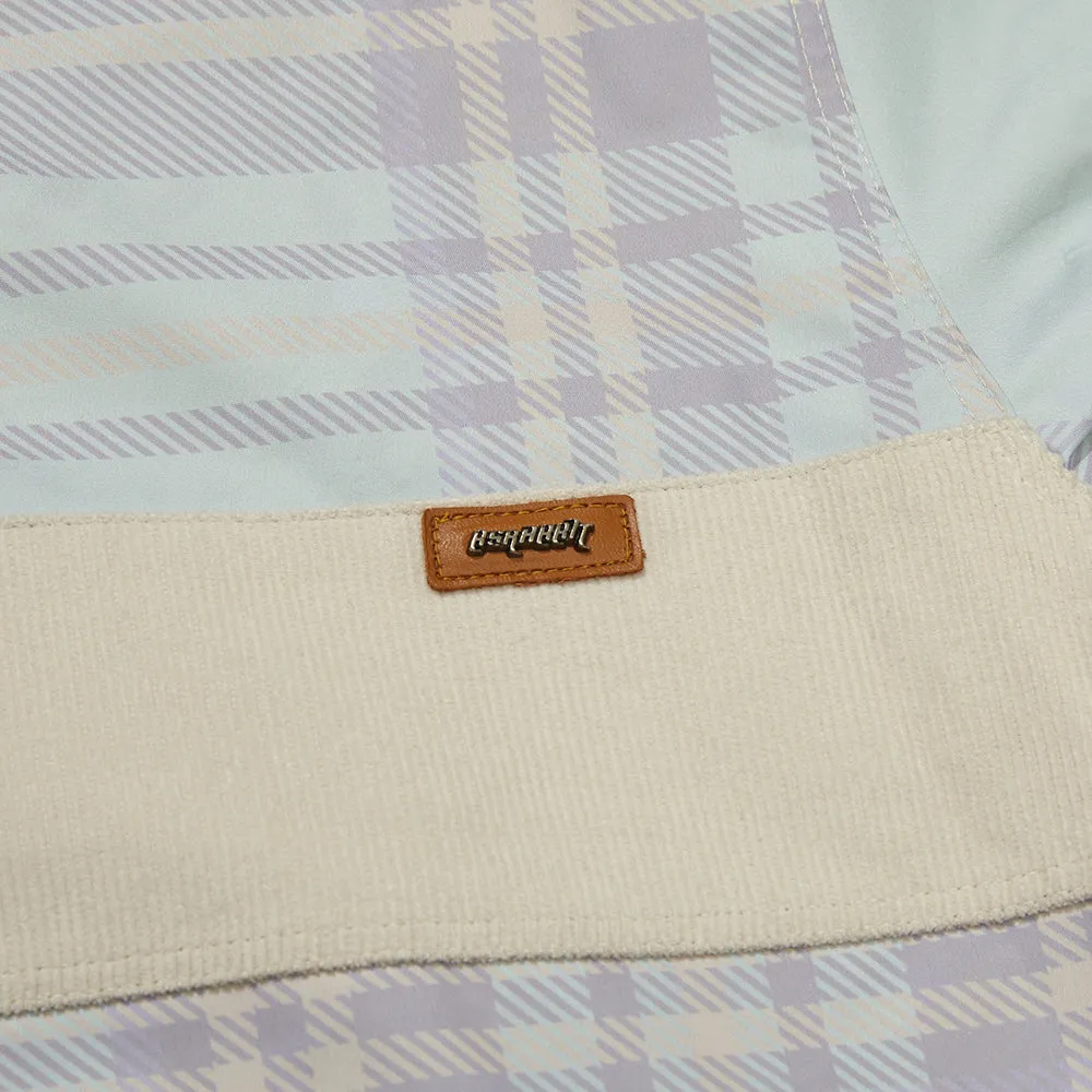 RTR ANORAK JACKET PASTEL PURPLE CHECK