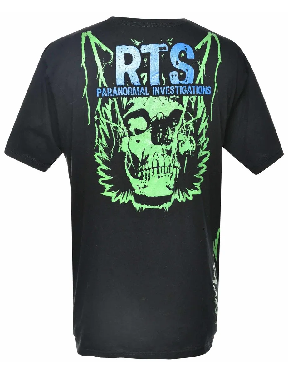 RTS Paranormal Investigations Printed T-shirt - L