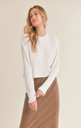 Sadie & Sage Key Crewneck Knit Top