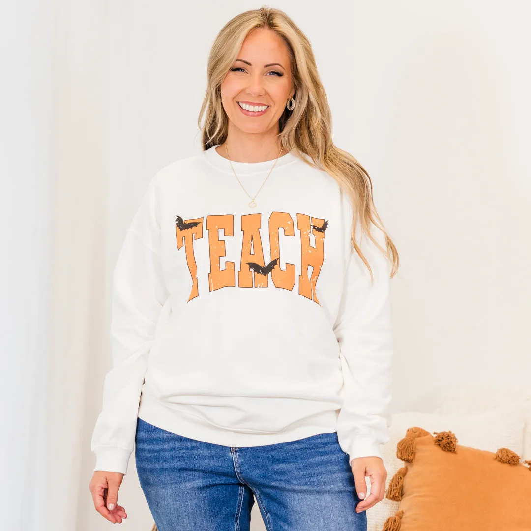 School Spirit Pullover, White