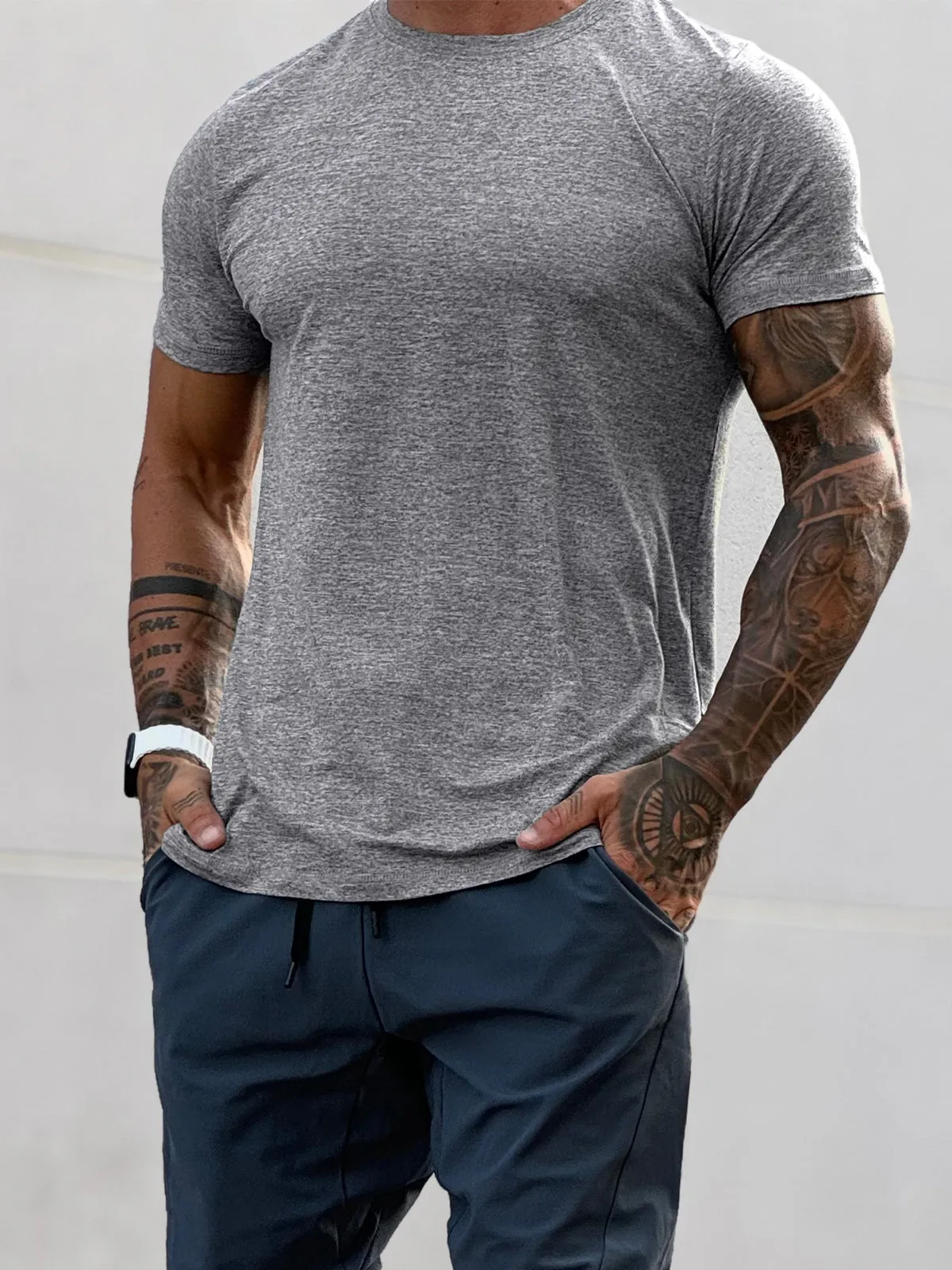 Softest Sunday Performance™ Tee Short Sleeve Grey