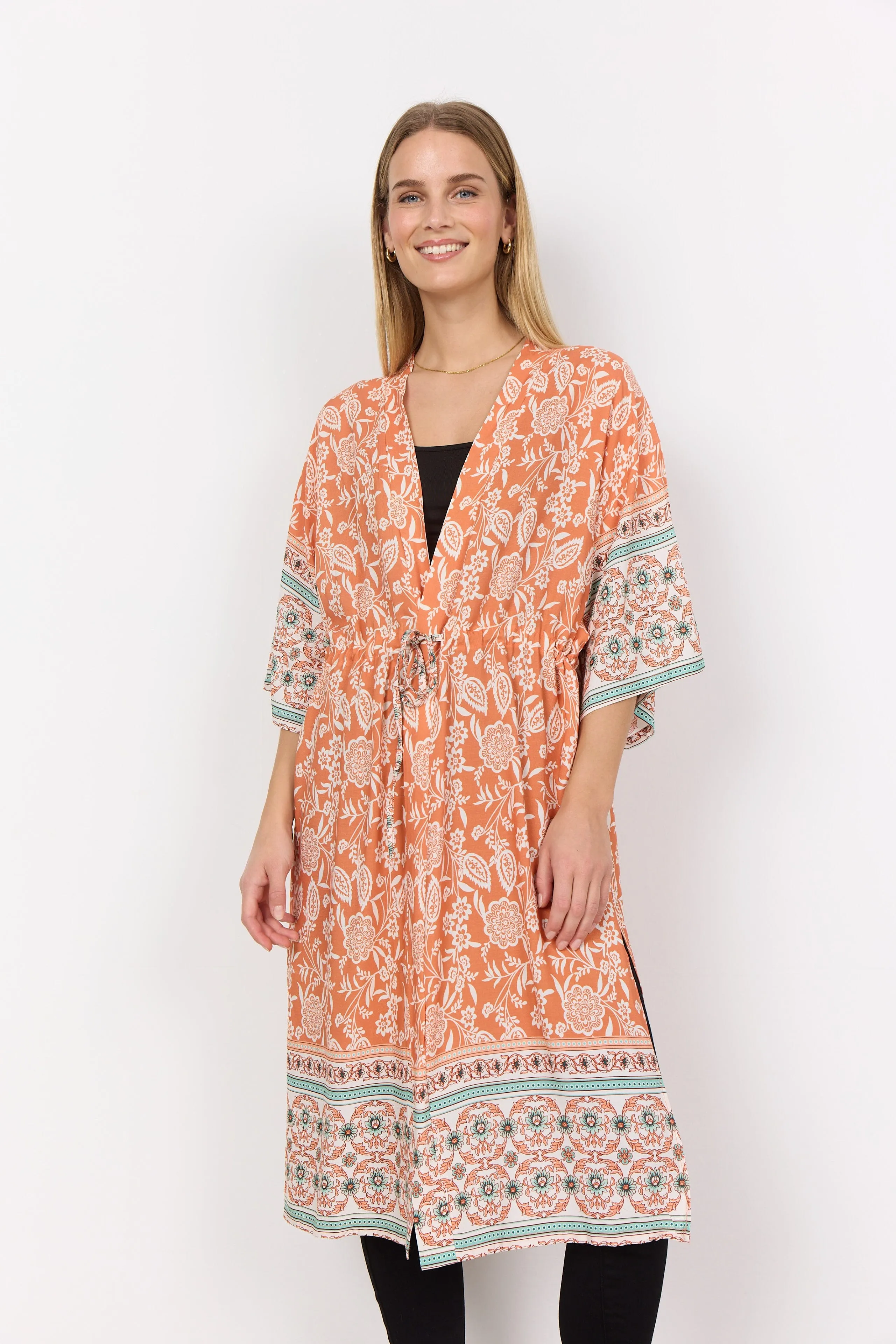 Soya Concept Long Kimono Multi