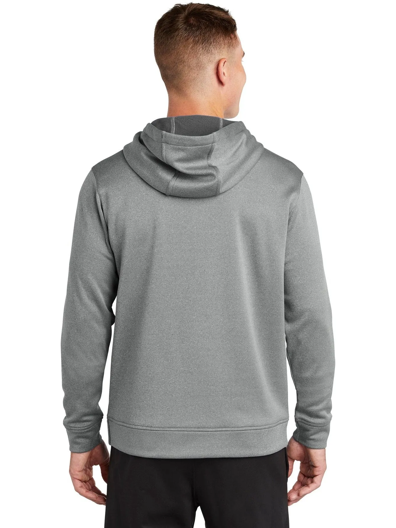 Sport-Tek Posicharge Sport-Wick Heather Fleece Hooded Pullover