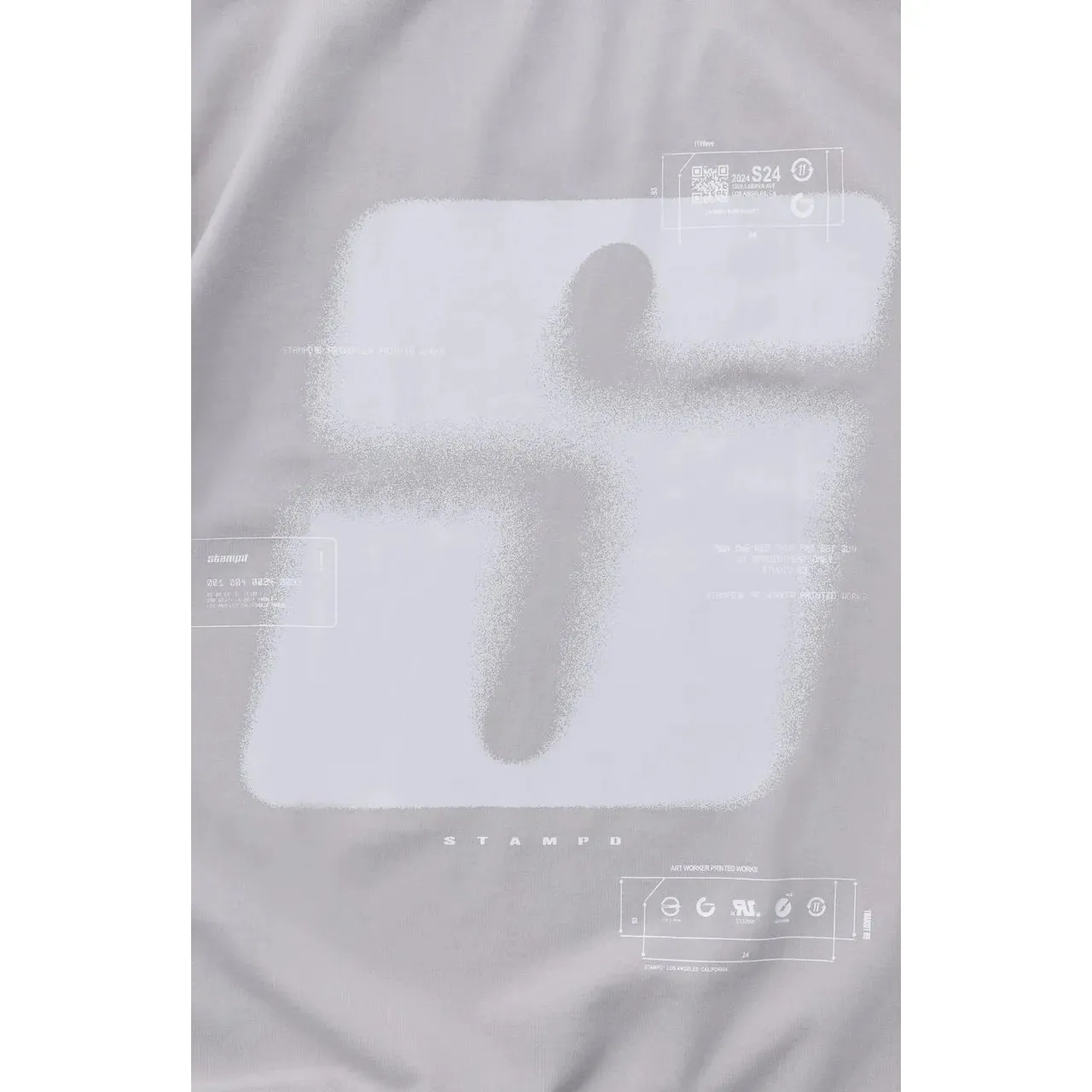 Stampd S24 Garment Dyed Transit Tee Ash Grey