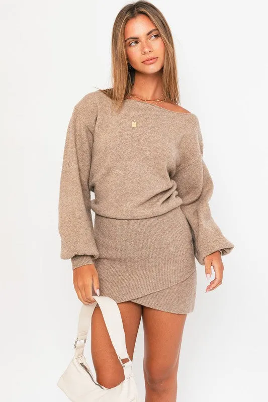 Sweater Boatneck Dress