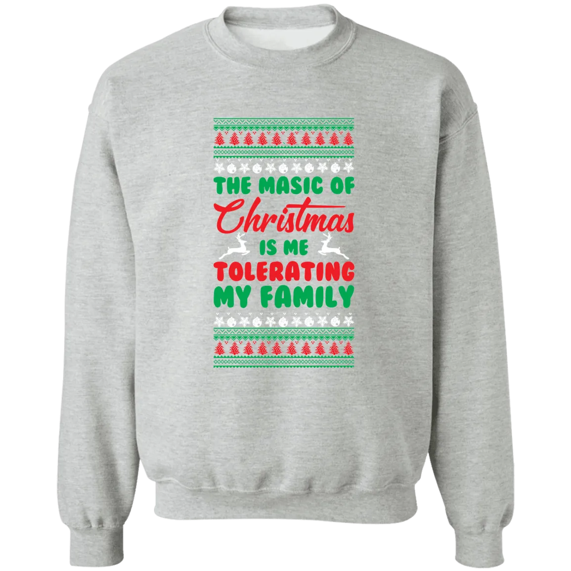 The Magic of Xmas Crewneck Pullover Sweatshirt