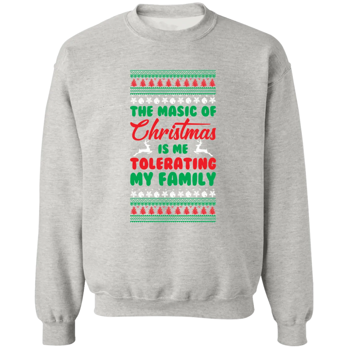 The Magic of Xmas Crewneck Pullover Sweatshirt