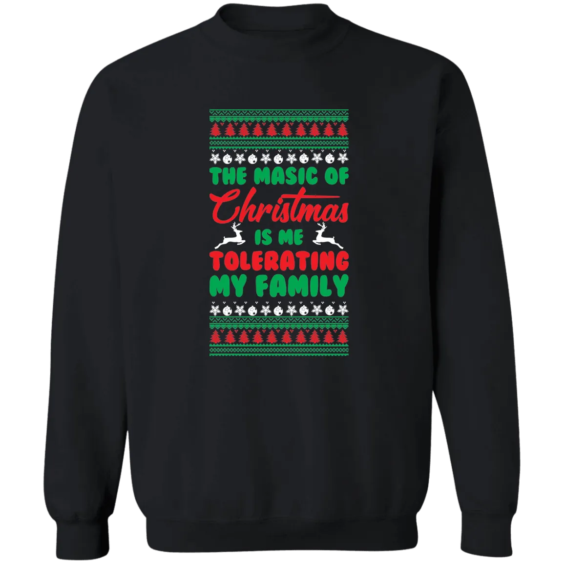 The Magic of Xmas Crewneck Pullover Sweatshirt