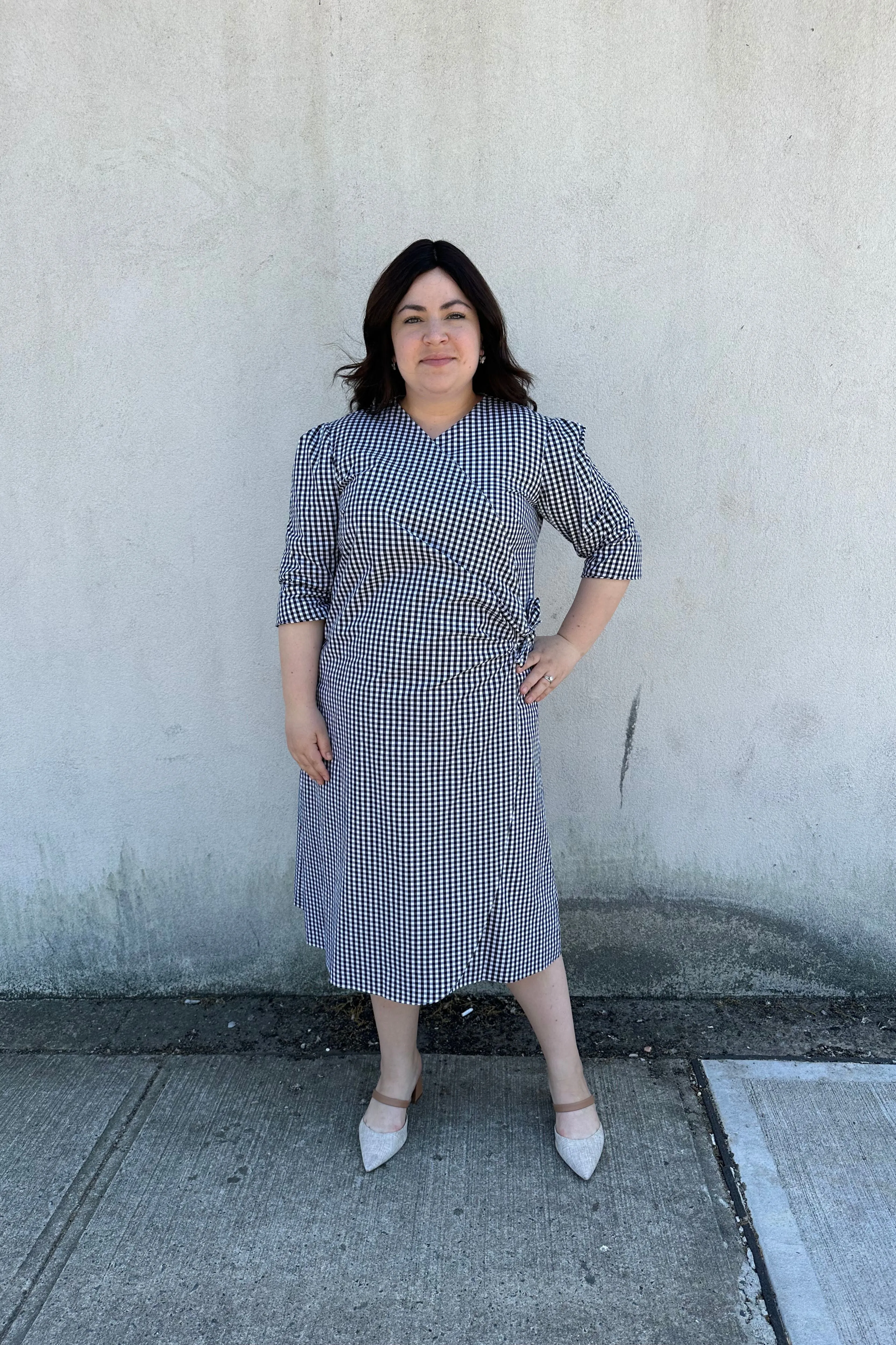 The "Wrap" Dress (Cotton Gingham)