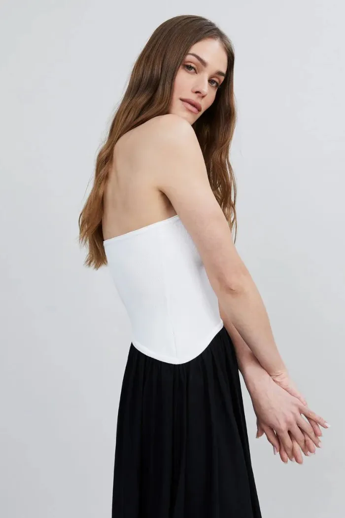 The Strapless Soglio Dress