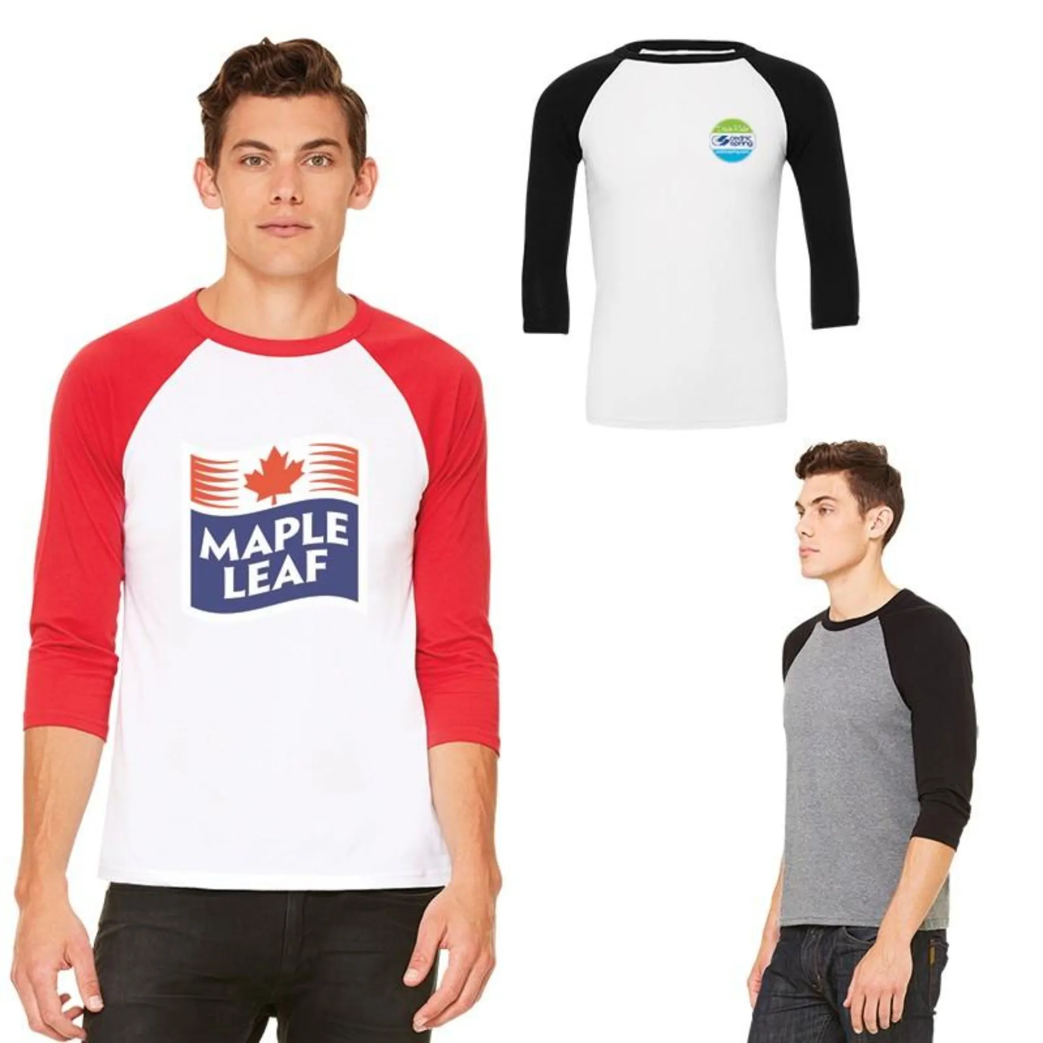 Unisex Bella Canvas® ¾ Sleeve Baseball Tee Shirt- #403641