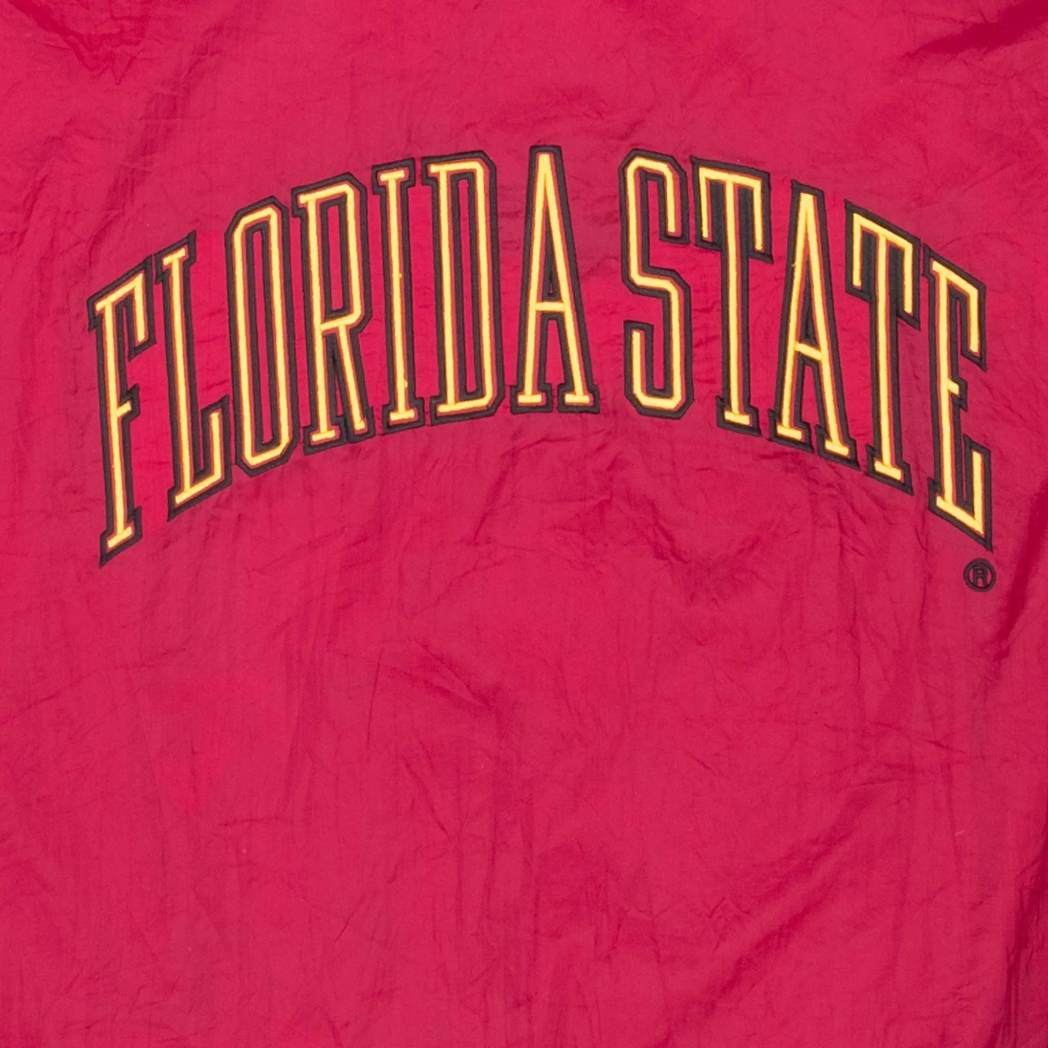 VINTAGE NCAA FLORIDA STATE SEMINOLES HEAVY PULLOVER JACKET XL 1990S