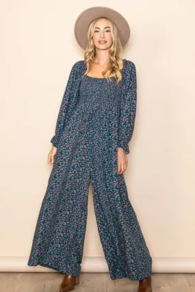 Winter Floral Jumpsuit