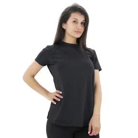 Women's Plain Sport Top,Black