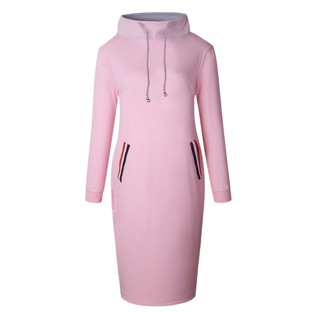 Women's Winter/Autumn Casual Long-Sleeved Sweater Dress