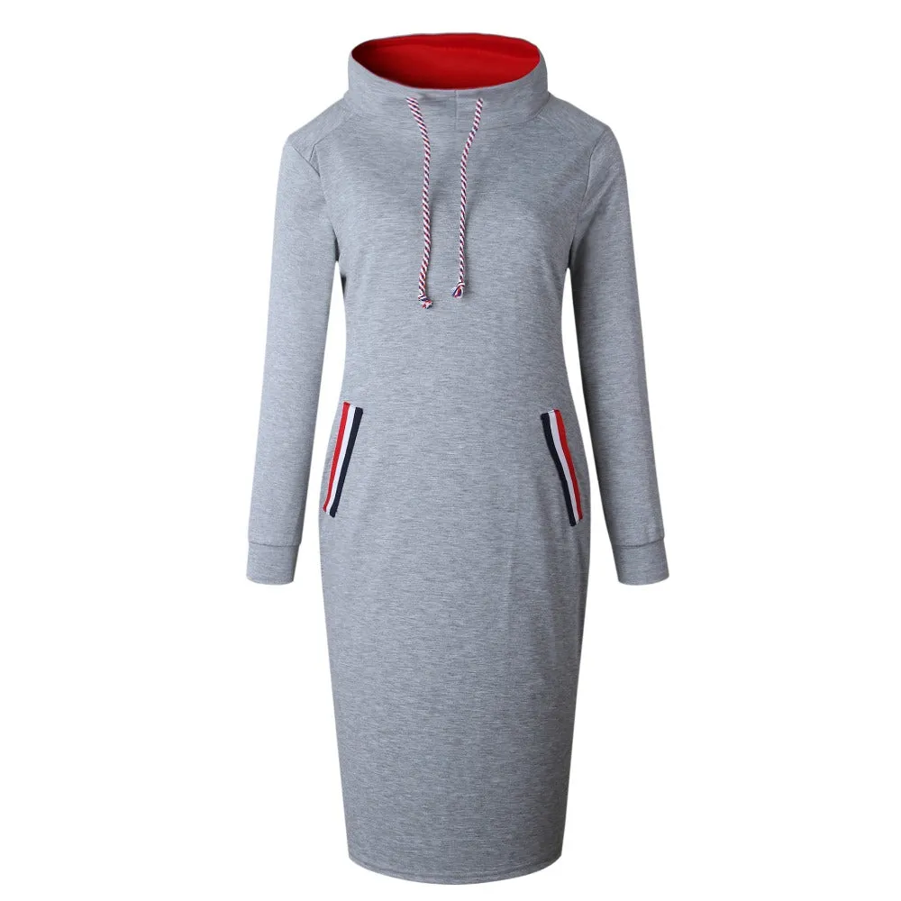 Women's Winter/Autumn Casual Long-Sleeved Sweater Dress