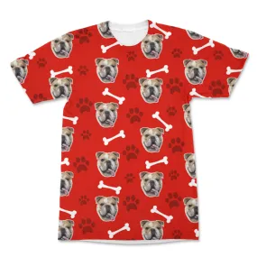 Your Dog Pattern All Over Unisex T-Shirt